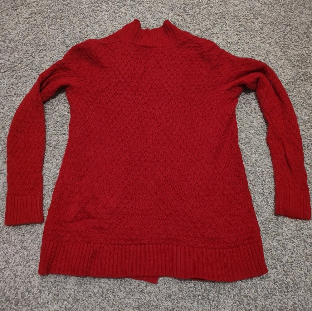 Talbots Red Cardigan - Small - Picture 8 of 16